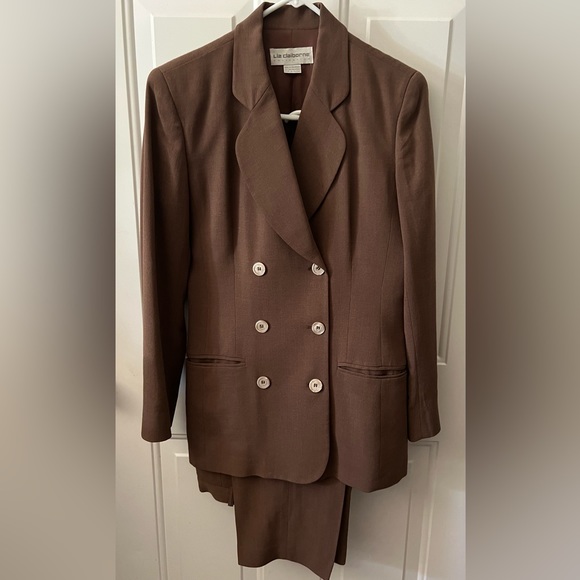 Liz Claiborne Wool Blend Pants/Jacket Suit Sz 4/8 - Picture 1 of 12